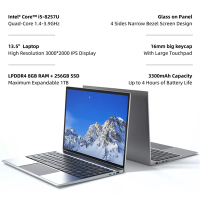 Window 10 OEM ODM Touch Screen Yoga Laptop 12.5 Inch N4100 8GB RAM