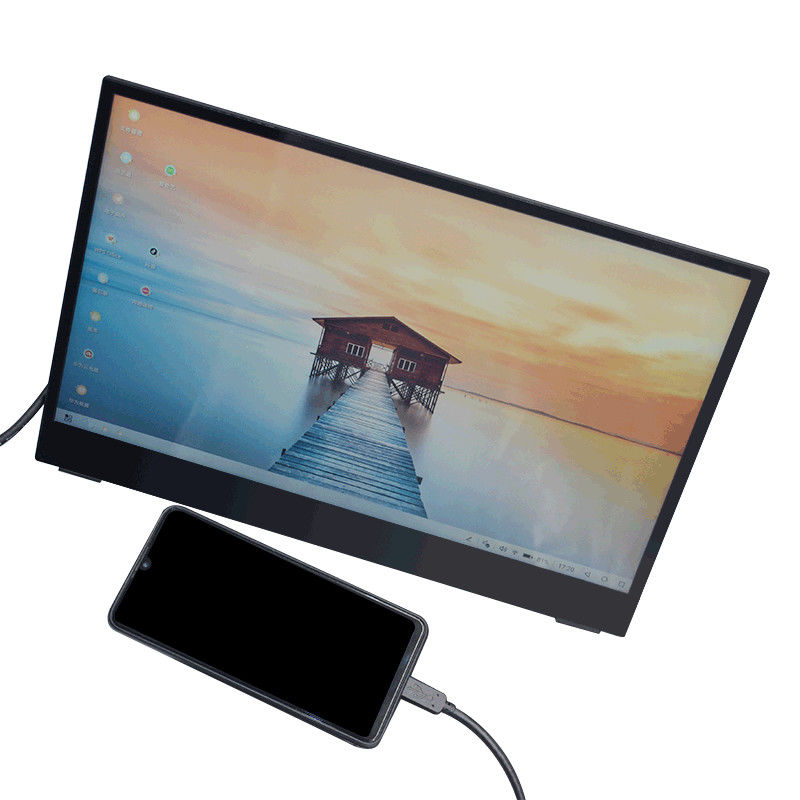 14 Inch Touch Screen Monitor , HD 1080P Portable Monitor With Folding Bracket