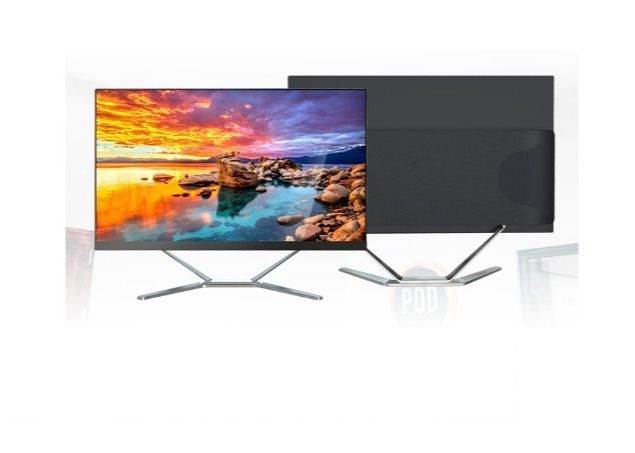 Frameless Monitor Computer , 23.8inch 21.5inch All In One Desktop Computer