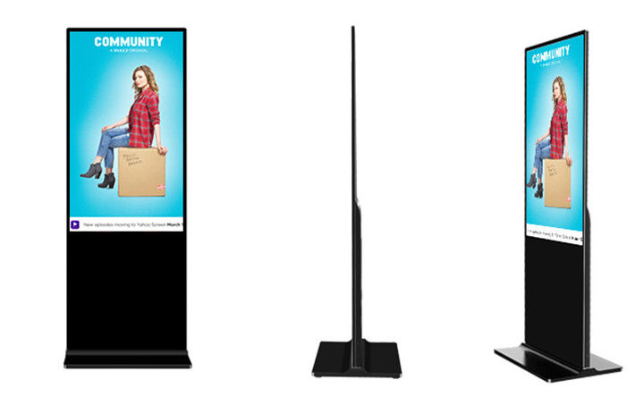 Indoor Stand Alone Digital Signage Floor Stand 1920x1080 55Inch