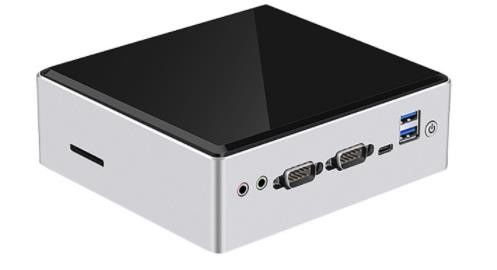LPDDR4 Dual Lan Mini PC ,  Gaming Desktop Computers Intel Core I3/I5/I7 Fan Cooling
